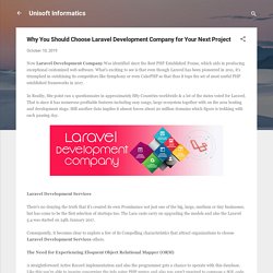 Why You Should Choose Laravel Development Company for Your Next Project