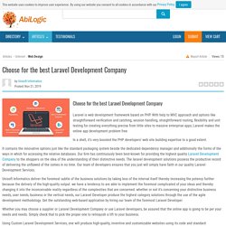 Best Laravel Development Services