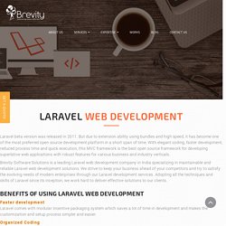 Laravel web development company India, UK