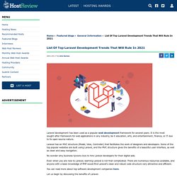 List of Top Laravel Development Trends That Will Rule in 2021