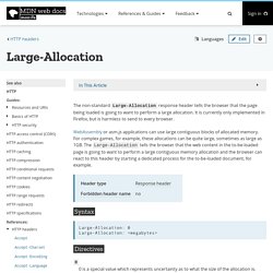 Large-Allocation - HTTP