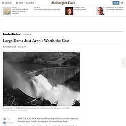 Large Dams Just Aren’t Worth the Cost - NYTimes.com