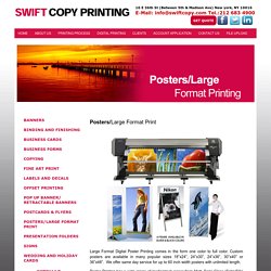 Order Rush Large Format Posters online in New York City