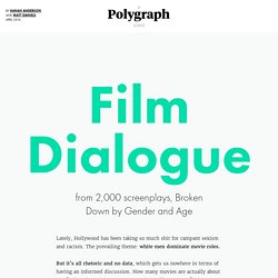 The Largest Ever Analysis of Film Dialogue by Gender: 2,000 scripts, 25,000 actors, 4 million lines