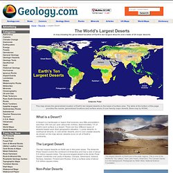 Largest Desert in the World - Desert Map