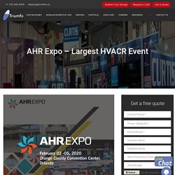 AHR Expo – Largest HVACR Event - Triumfo Inc.