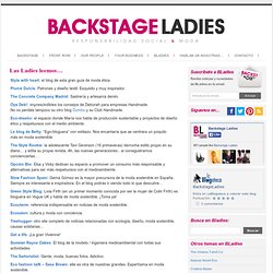 Las Ladies leemos… : Backstage Ladies