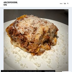 Lasagna by Marcus Wareing – ARCISFOODBLOG