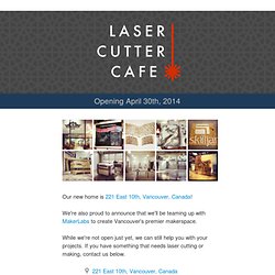 Laser Cutter Cafe