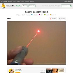 Laser Flashlight Hack!!