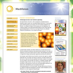 Medifoton - Fotonen- en lasertherapie