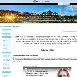 Lasik St Louis - Brinton Vision