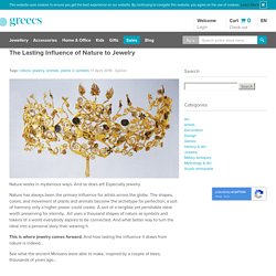 The Lasting Influence of Nature to Jewelry