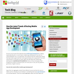 How the Latest Trends Affecting Mobile App Development
