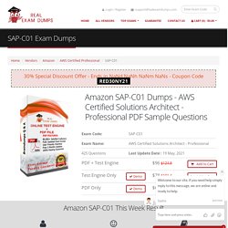 SAP-C01 Online Test Engine - Free Demo Questions