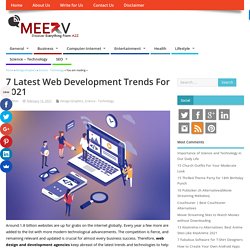 7 Latest Web Development Trends For 2021