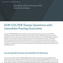 Dumps DOP-C01 Questions