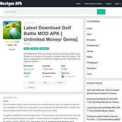 Latest Download Golf Battle MOD APK 1.19.0[ Unlimited Money/ Gems]