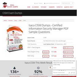 CISM Online Test Engine - Free Demo Questions