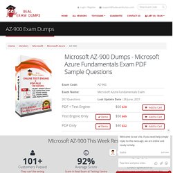 AZ-900 Online Test Engine - Free Demo Questions