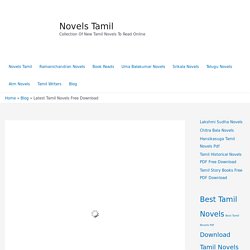 How to Download Latest Tamil Novels