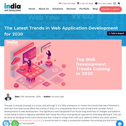 The Latest Trends in Web App Development for 2020
