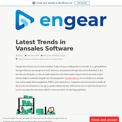 Latest Trends in Vansales Software