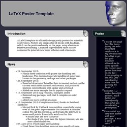 LaTeX Poster Template