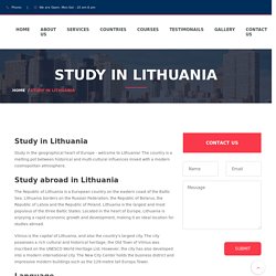 Lathuania study visa Consultant in Mohali