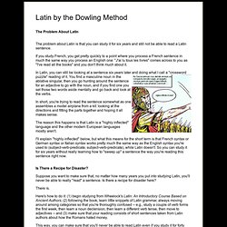 Latin by the Dowling Method