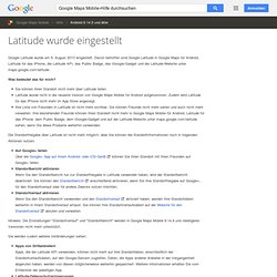 Latitude - Google Location History