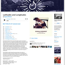 Latitudes and Longitudes (2011)