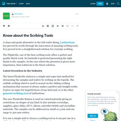 Know about the Scribing Tools: latticegear — LiveJournal
