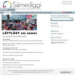 LÄTTLÄST om samer - Sametinget