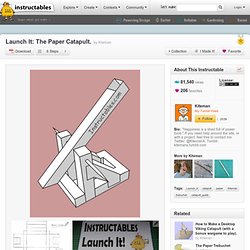 Launch It: The Paper Catapult.