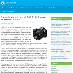 Canon is ready to launch EOS R5 Full-frame Mirrorless Camera