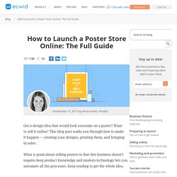 How to Launch a Poster Store Online: The Full Guide