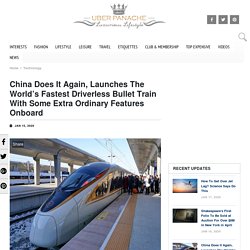 China Launched Driverless Bullet Train - HIgh Speed Train in China