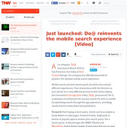 Do@ reinvents the mobile search experience