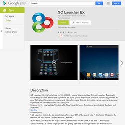 GO Launcher EX - Apps on Android Market