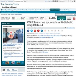 CSIR launches ayurvedic anti-diabetic drug BGR-34