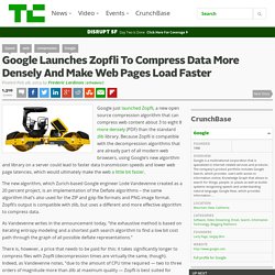 Google Launches Zopfli To Compress Data More Densely And Make Web Pages Load Faster