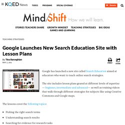 Google Launches New Search Education Site with Lesson Plans