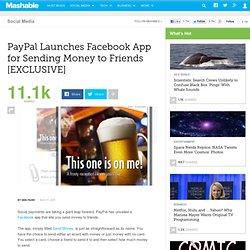 PayPal Launches Facebook App for Sending Money to Friends [EXCLUSIVE]