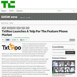 TxtRoo Launches A Yelp For The Feature Phone Market