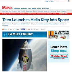 Teen Launches Hello Kitty into Space