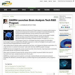 DARPA Launches Brain Analysis Tech R&D Program