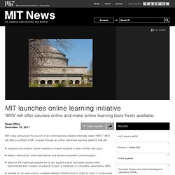 launches online learning initiative