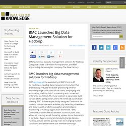 BMC Launches Big Data Management Solution for Hadoop