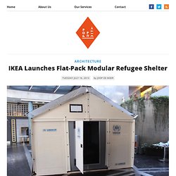 IKEA Launches Flat-Pack Modular Refugee Shelter - The Pop-Up City - Waterfox